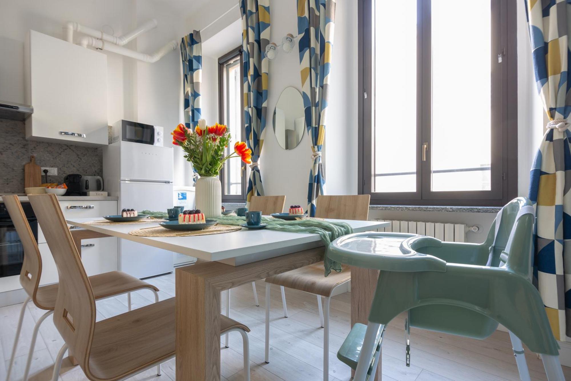 Ourjoy Condo, Free Parking, Ac, Wifi - M Gioia47, Station, Porta Nuova, Appartamento *